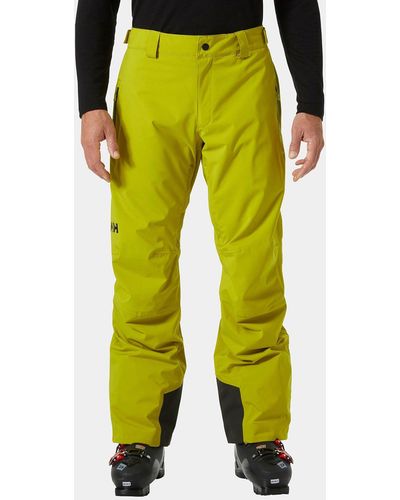Helly Hansen Legendary Insulated Ski Trousers Green - Yellow