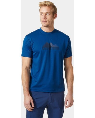 Helly Hansen Grafik-t-shirt hh tech - Blau