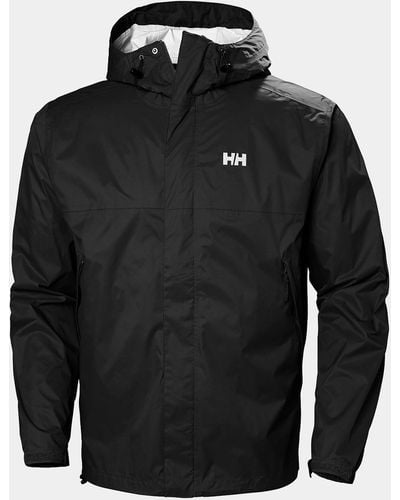 Helly Hansen Loke Waterproof Hooded Jacket - Black