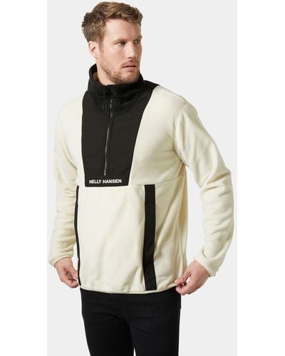 Helly Hansen Rig Blocked Fleece Jacket White - Natural