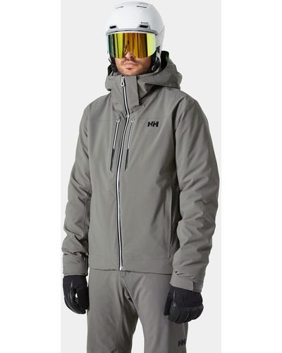 Helly Hansen Alpha Lifaloft Lightweight Ski Jacket Grey