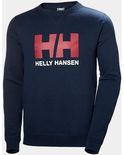 Helly Hansen Hh Logo Crew Sweater - Blue