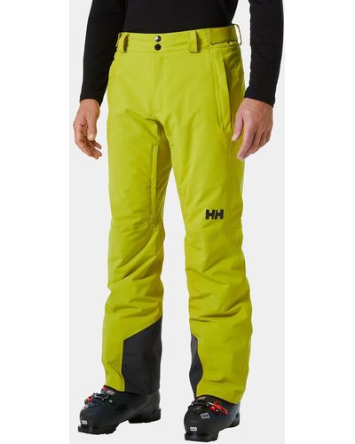 Helly Hansen Rapid Classic Durable Ski Pants Green - Yellow