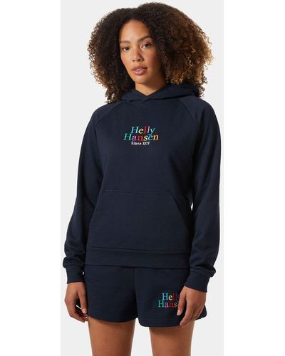 Helly Hansen 's core graphic hoodie - Azul