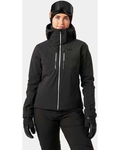 Helly Hansen Alphelia Lightweight Lifaloft Ski Jacket - Black