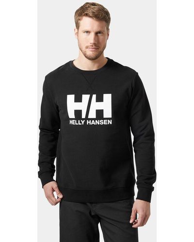 Helly Hansen Hh Logo Crew Neck Jumper - Black