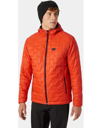 Helly Hansen Lifaloft Hooded Lightweight Insulator Jacket Orange - Red