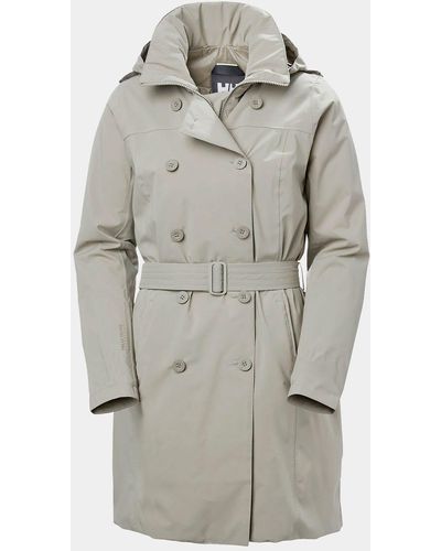 Helly Hansen Urb Lab Welsey Insulated Trench Coat - Grey