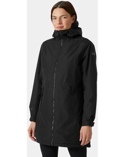 Helly Hansen Lisburn Insulated Rain Coat - Black