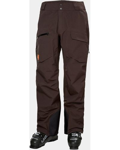 Helly Hansen Ridge Infinity Shell Ski Pants - Brown