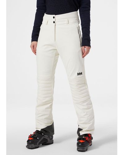 Helly Hansen Pantalon de ski stretch taille haute avanti - Blanc