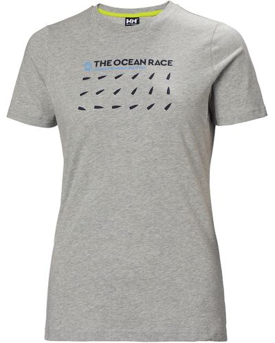 Helly Hansen Ocean Race T-shirt Gray