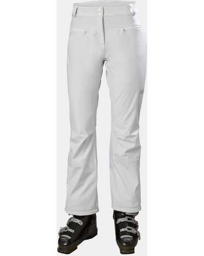 Helly Hansen Bellissimo 2 Slim-fit Softshell Ski Trousers - White