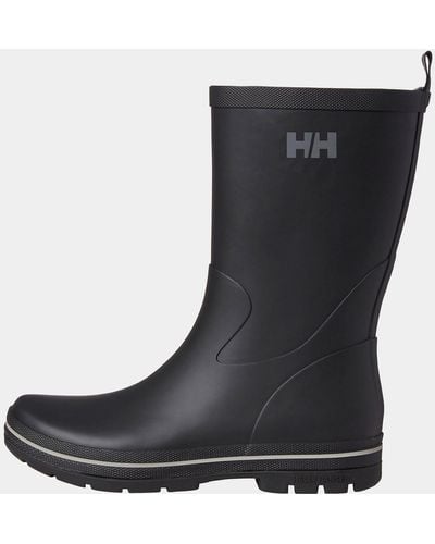 Black Wellington and rain boots for Men | Lyst