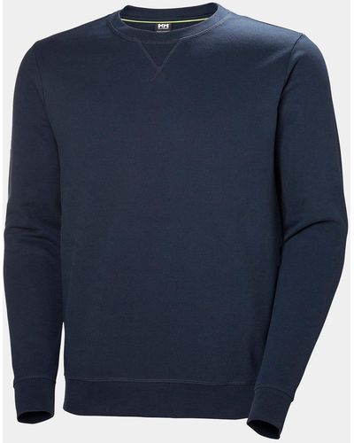 Helly Hansen Crew sweatshirt sweat à capuche polyvalent avec logo hh bleu marine