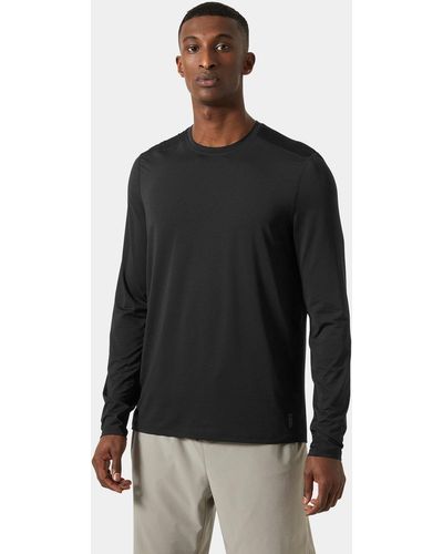 Helly Hansen Tech Trail Long Sleeve T-shirt - Black