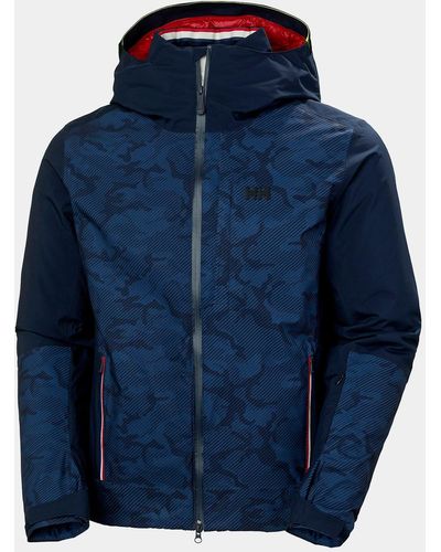 Helly Hansen Swift Infinity Insulated Ski Jacket Navy - Red