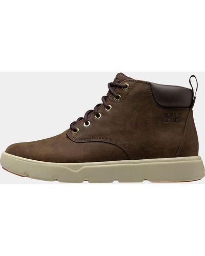 Helly Hansen Pinehurst Leather Sneaker Boots Brown