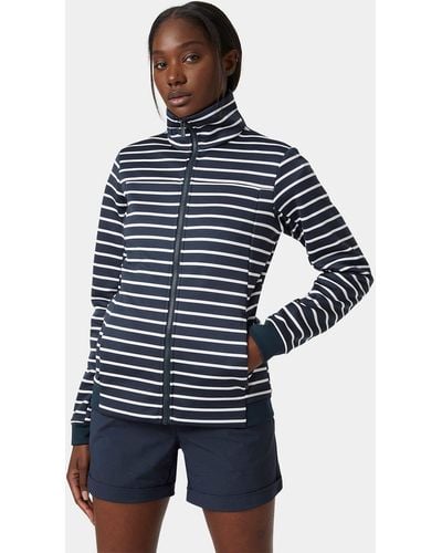 Helly Hansen Giacca crew in pile a mano liscia blu