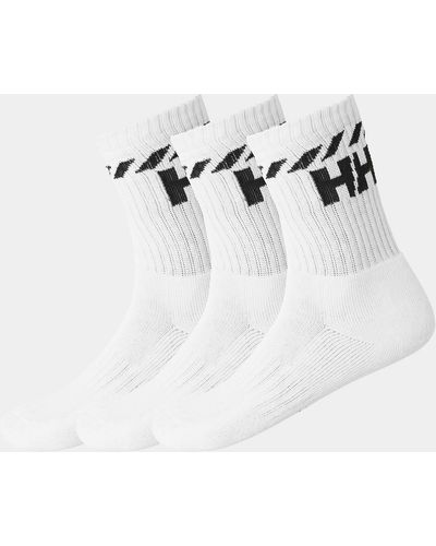 Helly Hansen Cotton Sport Socks 3pk - White