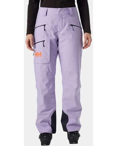 Helly Hansen Powderqueen Ski Trousers Purple
