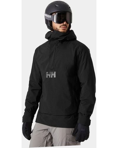 Helly Hansen Ullr D Insulated Ski Anorak Jacket - Black
