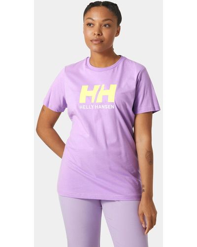 Helly Hansen T-shirt hh logo classic violet