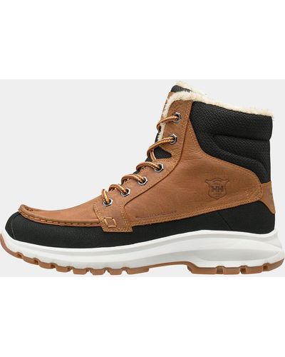Helly Hansen Garibaldi V3 Waterproof Leather Boots Brown