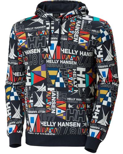 Helly Hansen Newport Organic Cotton Hoodie Navy - Multicolor