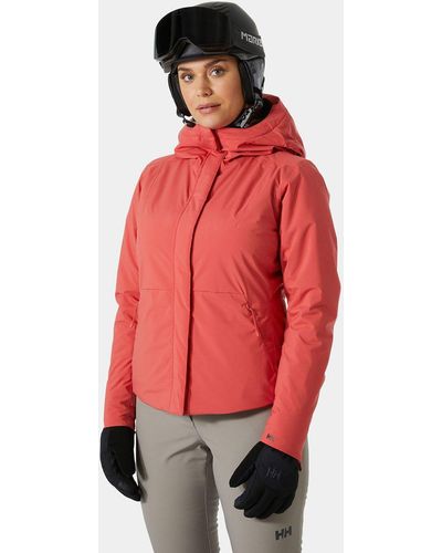 Helly Hansen Nora Insulated Ski Jacket Red