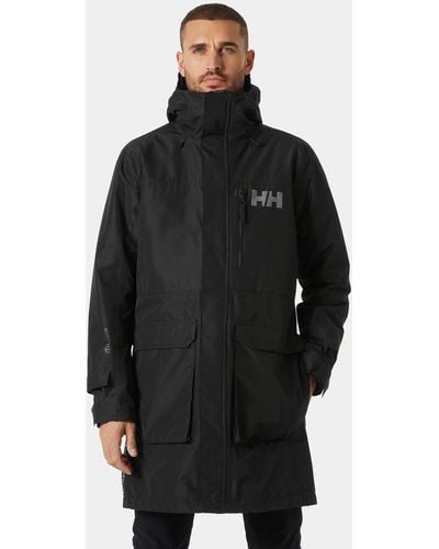 Helly Hansen Rigging wasserfester mantel mit innenjacke - Schwarz