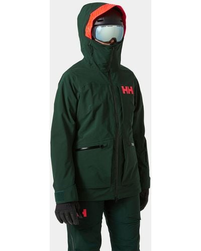 Helly Hansen Powderqueen Infinity Ski Jacket - Green