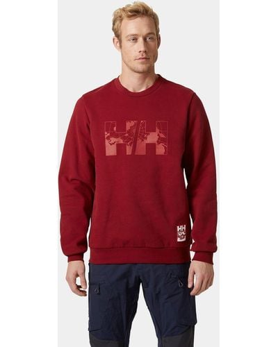 Helly Hansen Arctic Ocean Sweatshirt - Red