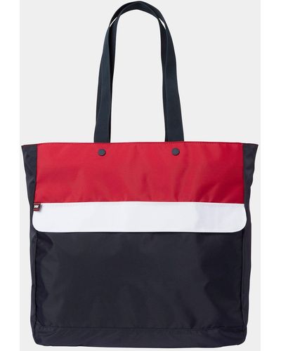 Helly Hansen Bukt Tote Spacious Carrying Bag Navy Std - Red