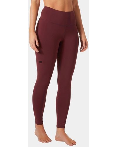 Helly Hansen Leggings roam trail - Rojo