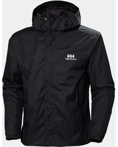 Helly Hansen Yu Ervik Jacket | 90ies Long Sleeves Sailing Jackets Gb Rain Black