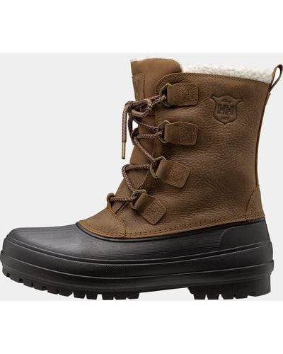 Helly Hansen Varanger Winter Boots In Primaloft Brown