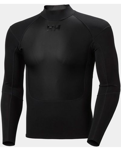 Helly Hansen Waterwear neopren-top aus stretchmaterial - Schwarz