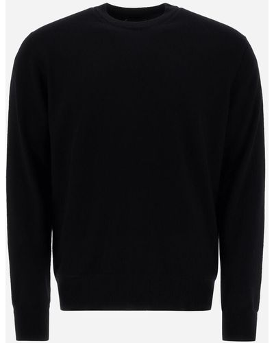 Herno MAGLIA IN ENDLESS WOOL - Nero