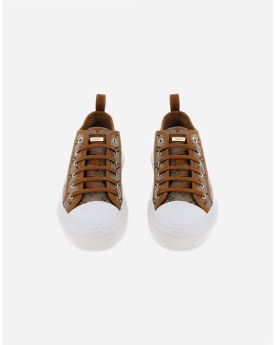 Herno Monogram Sneakers - Brown