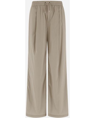 Herno Resort Trousers In Light Nylon Stretch - Natural