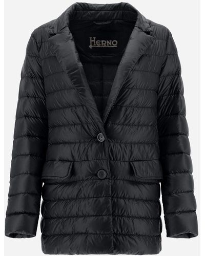 Herno BLAZER IN NYLON ULTRALIGHT - Nero