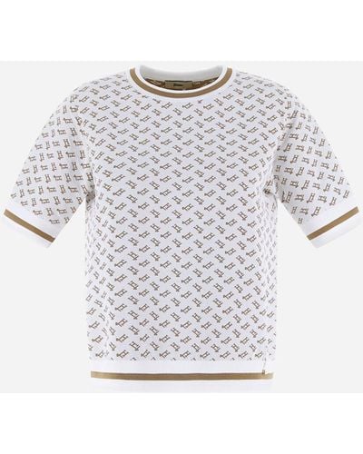 Herno Endless Viscose Monogram T-shirt - Grey
