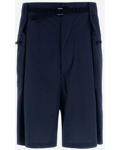 Herno Globe Cropped Pants In Eco Everyday - Blue