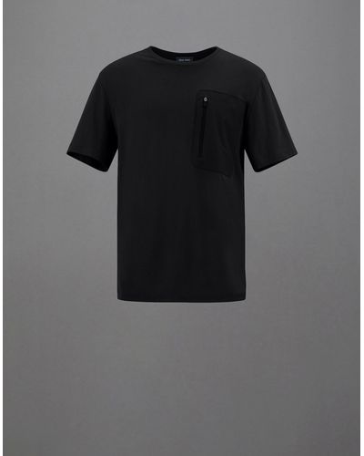 Herno Camiseta Laminar De Compact Jersey - Black