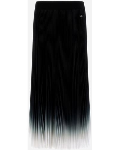 Herno Plissé Nuance Skirt - Black