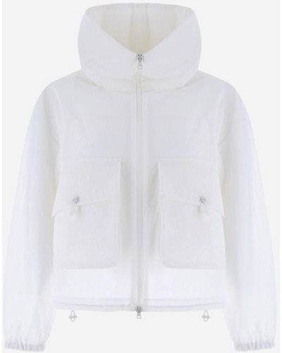 Herno Chaqueta Bomber De 3d Ripstop - White