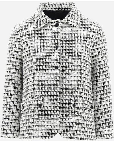 Herno Trend Tweed Jacket - White