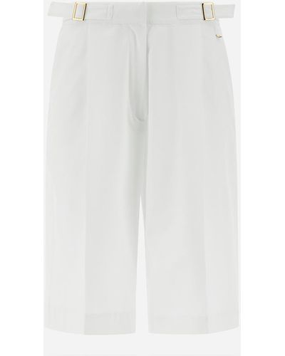 Herno Structures Nylon Shorts - White
