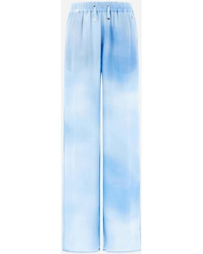 Herno Pantalones De Cloud Silk - Blue